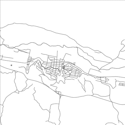 ROAD MAP OF FREIRINA, CHILE BY MAPBAKES