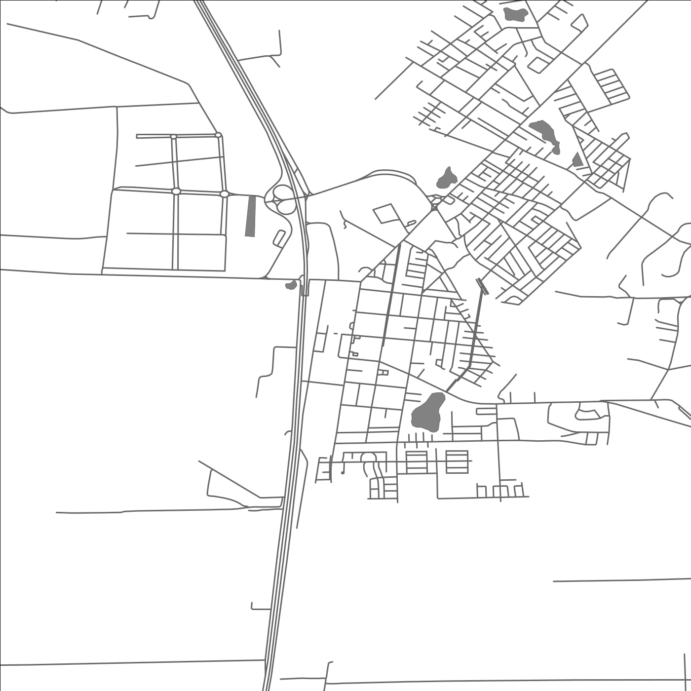 ROAD MAP OF FRUTILLAR, CHILE BY MAPBAKES