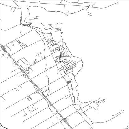 ROAD MAP OF HIJUELAS, CHILE BY MAPBAKES