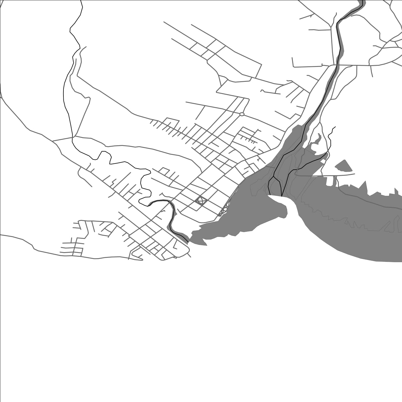 ROAD MAP OF HORNOPIRÉN, CHILE BY MAPBAKES