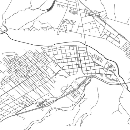 ROAD MAP OF LA CALERA, CHILE BY MAPBAKES