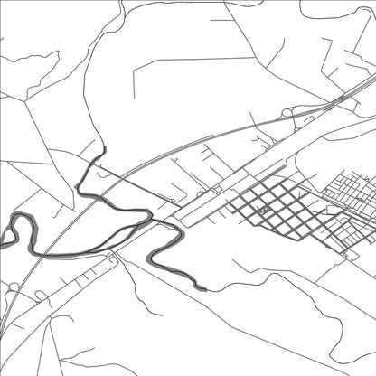 ROAD MAP OF LANCO, CHILE BY MAPBAKES