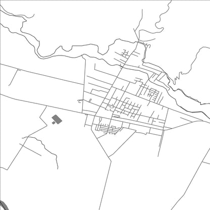 ROAD MAP OF LAS CABRAS, CHILE BY MAPBAKES