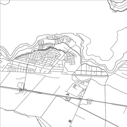 ROAD MAP OF LLAILLAY, CHILE BY MAPBAKES