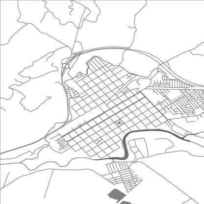 ROAD MAP OF LONCOCHE, CHILE BY MAPBAKES