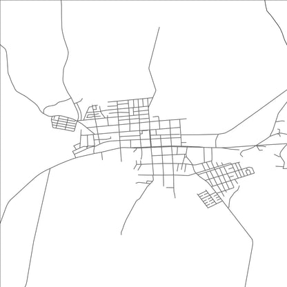 ROAD MAP OF LOS ÁLAMOS, CHILE BY MAPBAKES