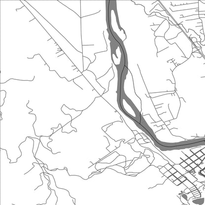 ROAD MAP OF LOS LAGOS, CHILE BY MAPBAKES