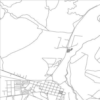 ROAD MAP OF LOS SAUCES, CHILE BY MAPBAKES