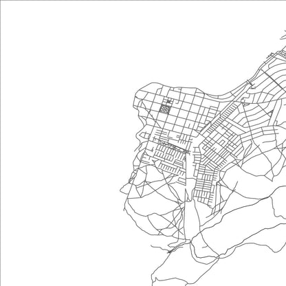 ROAD MAP OF LOS VILOS, CHILE BY MAPBAKES