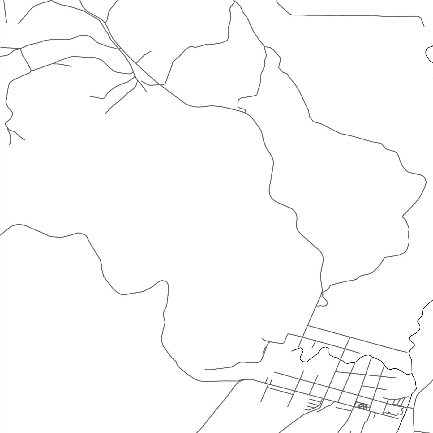 ROAD MAP OF LUMACO, CHILE BY MAPBAKES