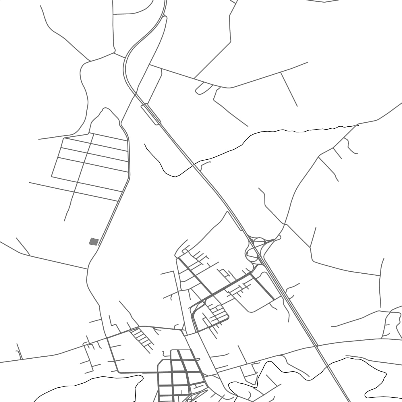 ROAD MAP OF MÁFIL, CHILE BY MAPBAKES