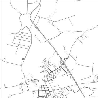 ROAD MAP OF MÁFIL, CHILE BY MAPBAKES