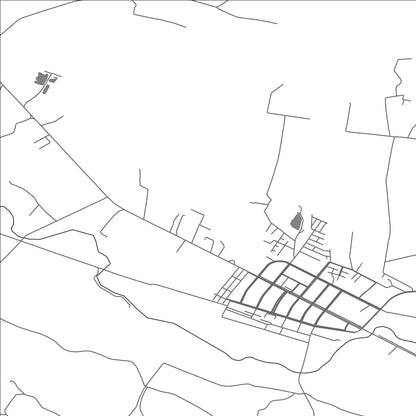 ROAD MAP OF MALALHUE, CHILE BY MAPBAKES