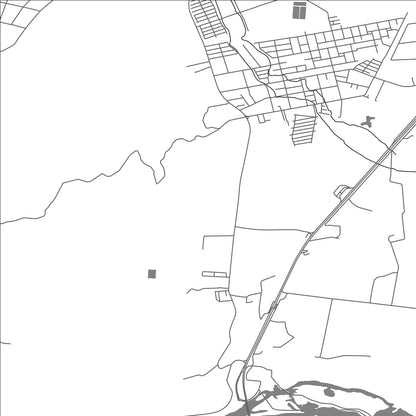 ROAD MAP OF MAULE, CHILE BY MAPBAKES