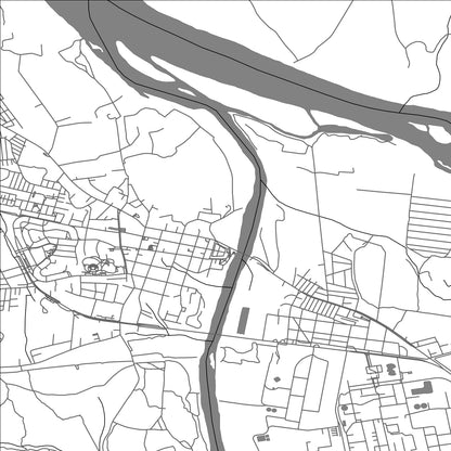 ROAD MAP OF NACIMIENTO, CHILE BY MAPBAKES