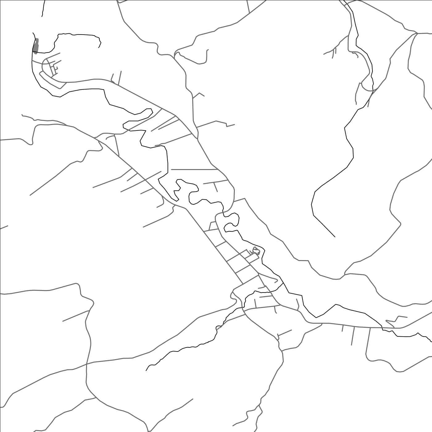 ROAD MAP OF NAVIDAD, CHILE BY MAPBAKES