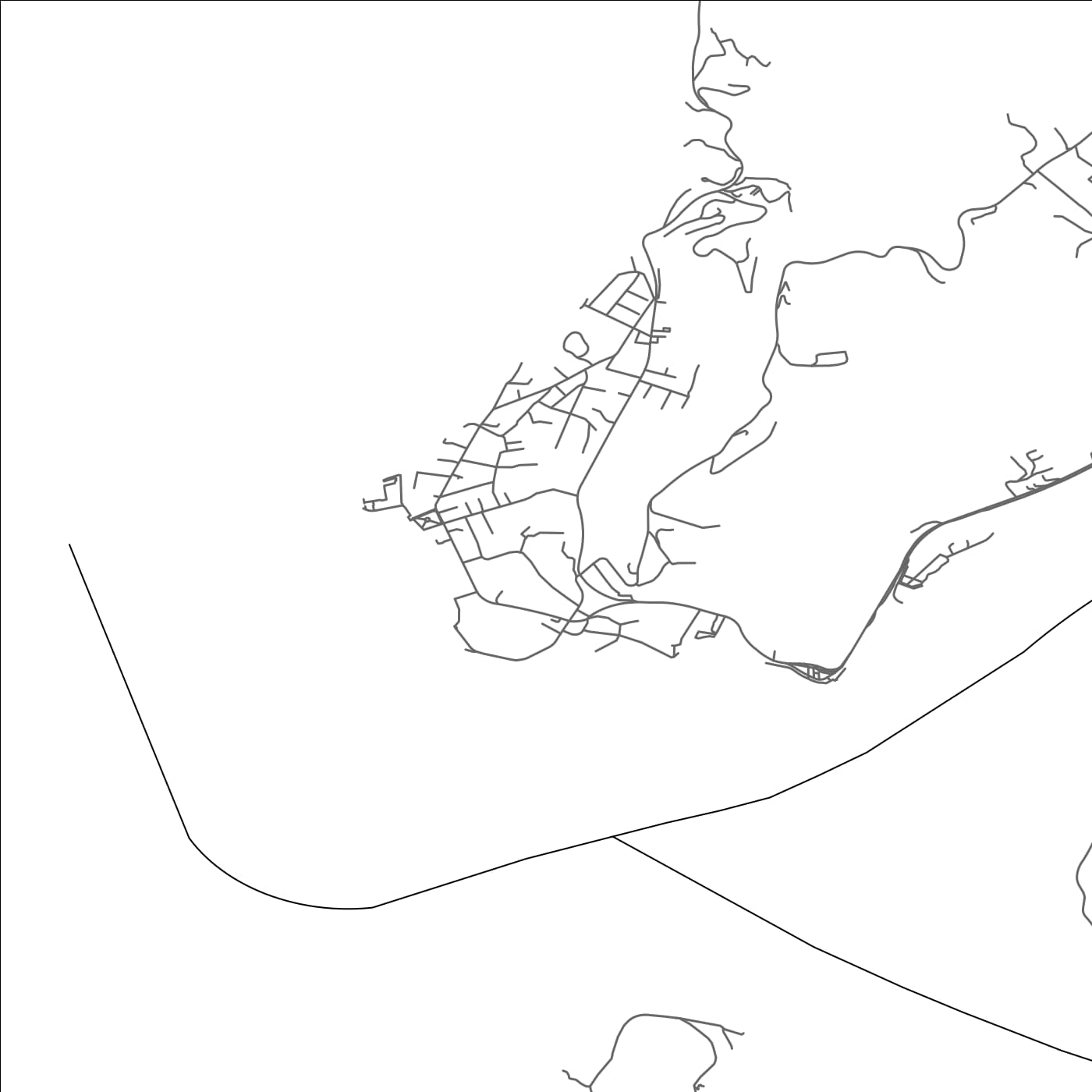 ROAD MAP OF NIEBLA, CHILE BY MAPBAKES