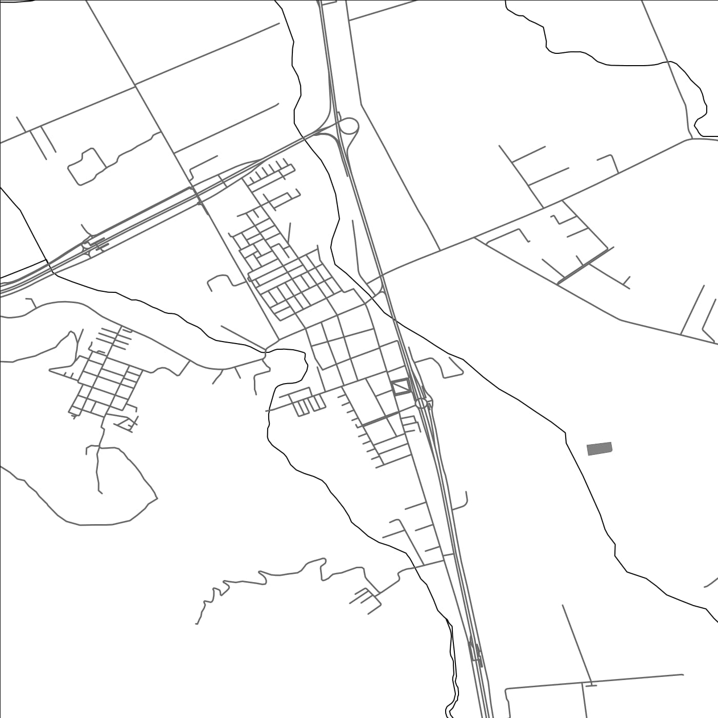 ROAD MAP OF NOGALES, CHILE BY MAPBAKES