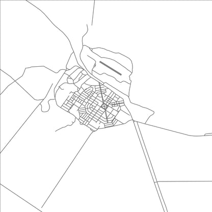 ROAD MAP OF OFICINA MARÍA ELENA, CHILE BY MAPBAKES