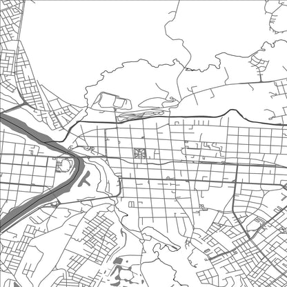 ROAD MAP OF OSORNO, CHILE BY MAPBAKES