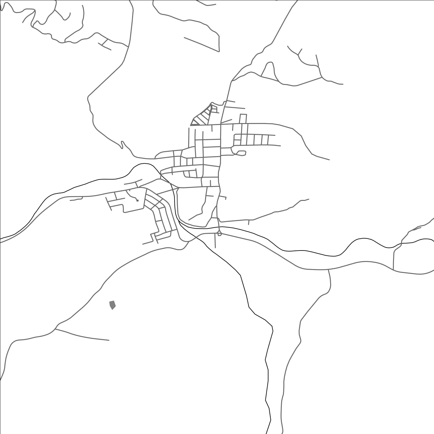 ROAD MAP OF PAREDONES, CHILE BY MAPBAKES