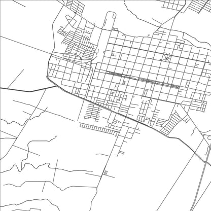 ROAD MAP OF PARRAL, CHILE BY MAPBAKES