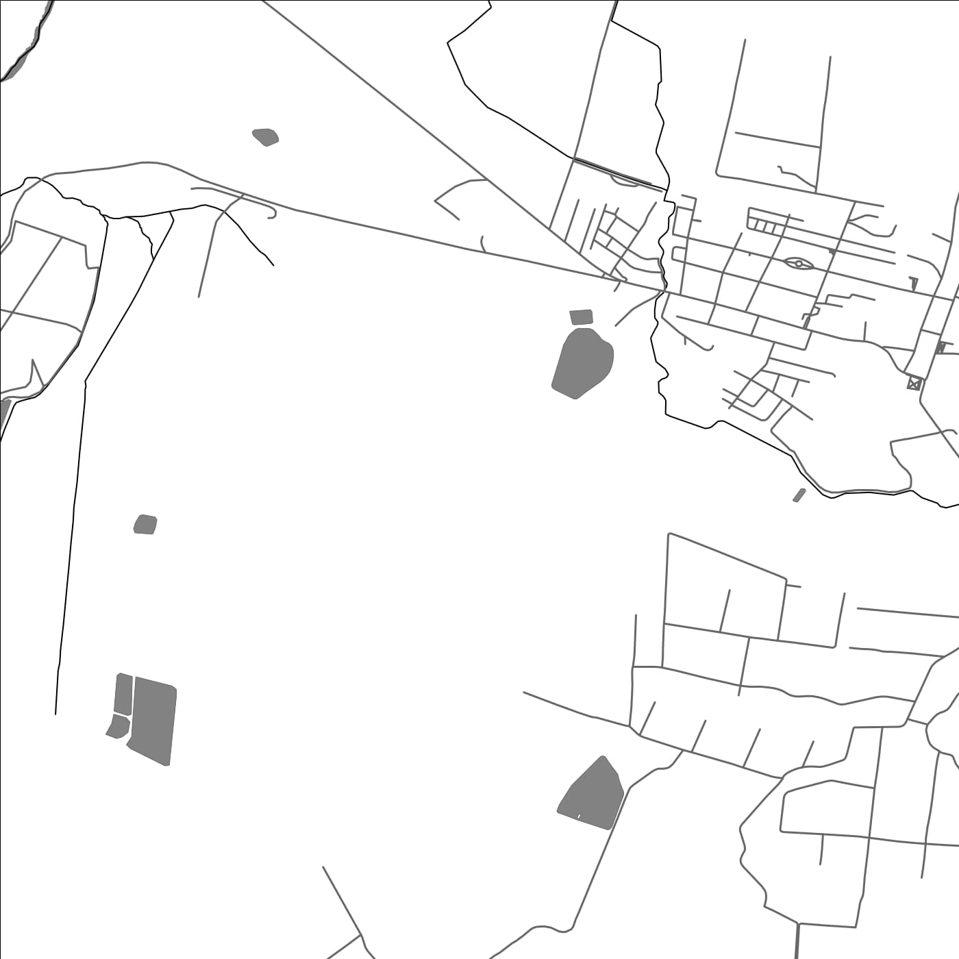 ROAD MAP OF PENCAHUE, CHILE BY MAPBAKES