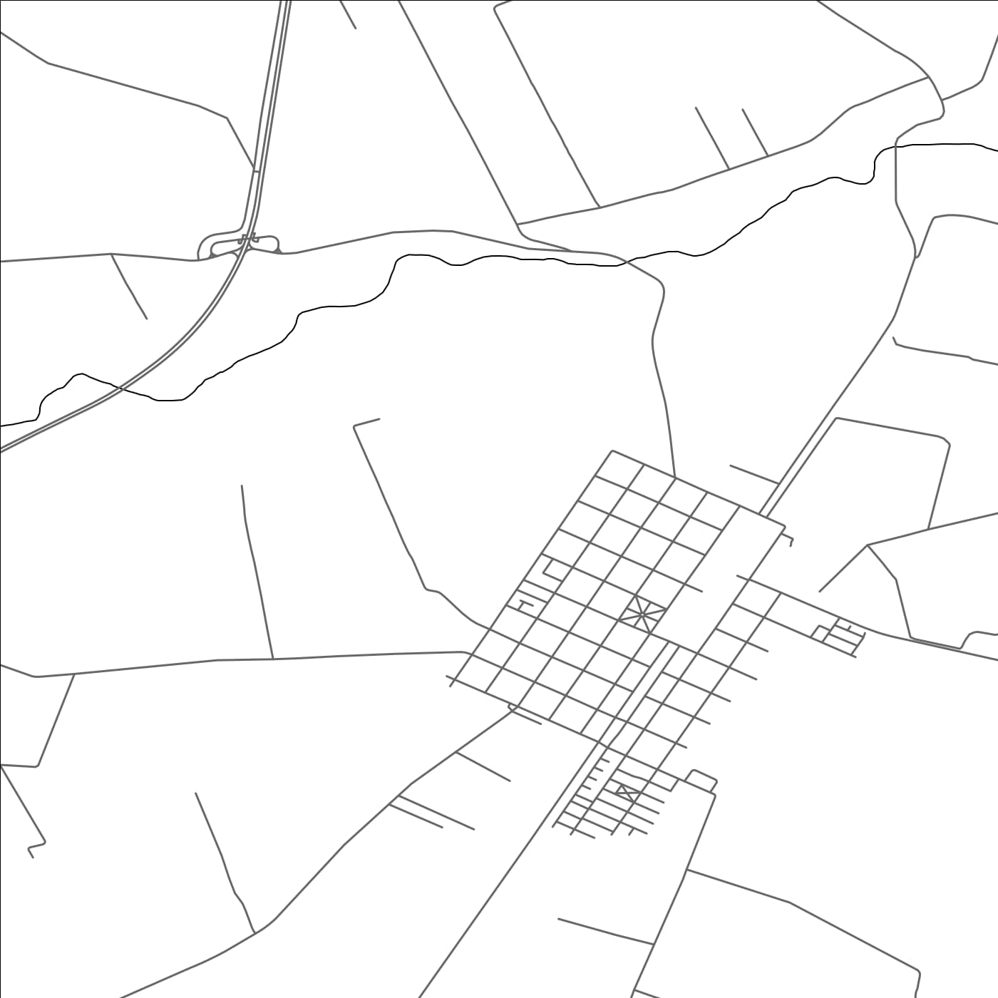 ROAD MAP OF PERQUENCO, CHILE BY MAPBAKES