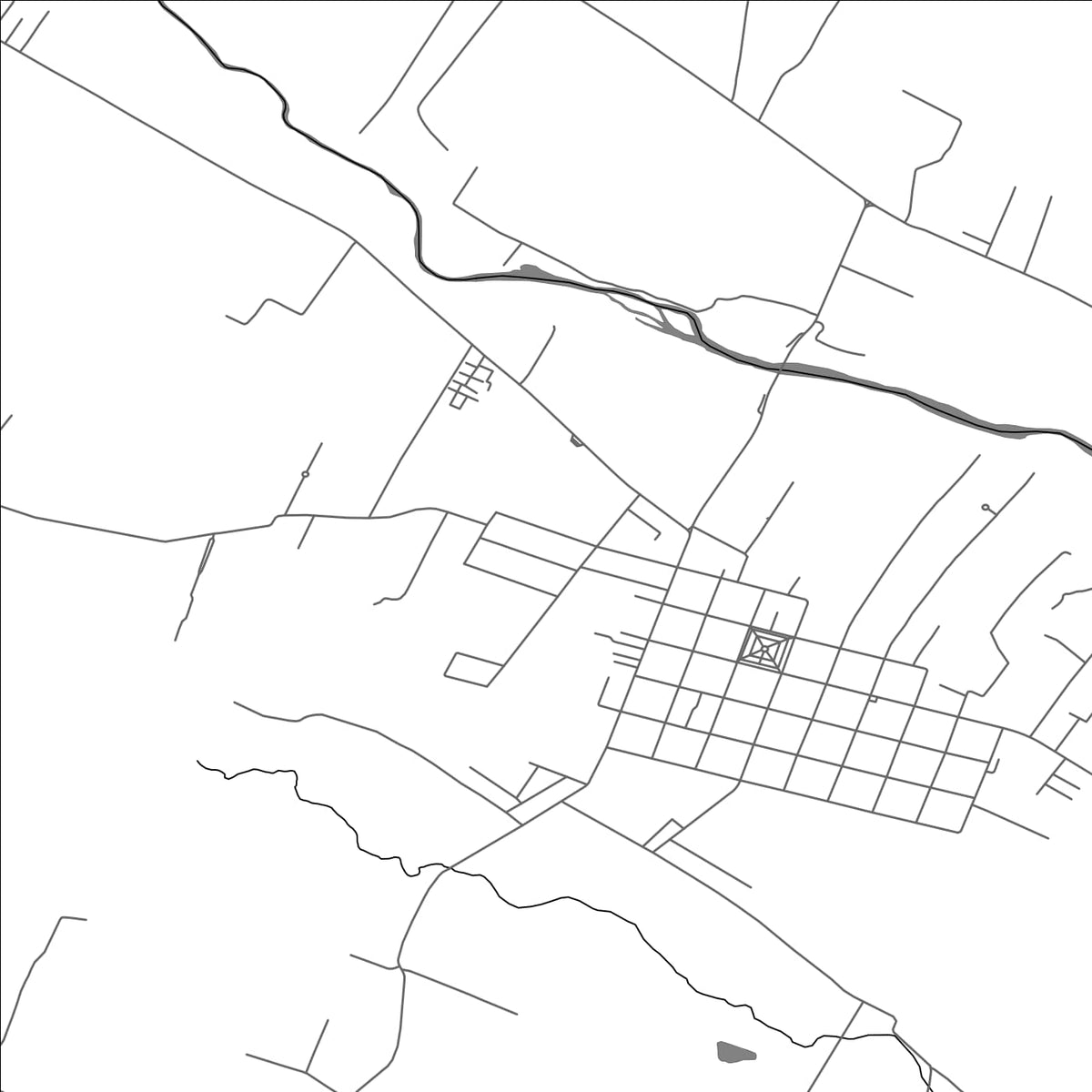 ROAD MAP OF PINTO, CHILE BY MAPBAKES