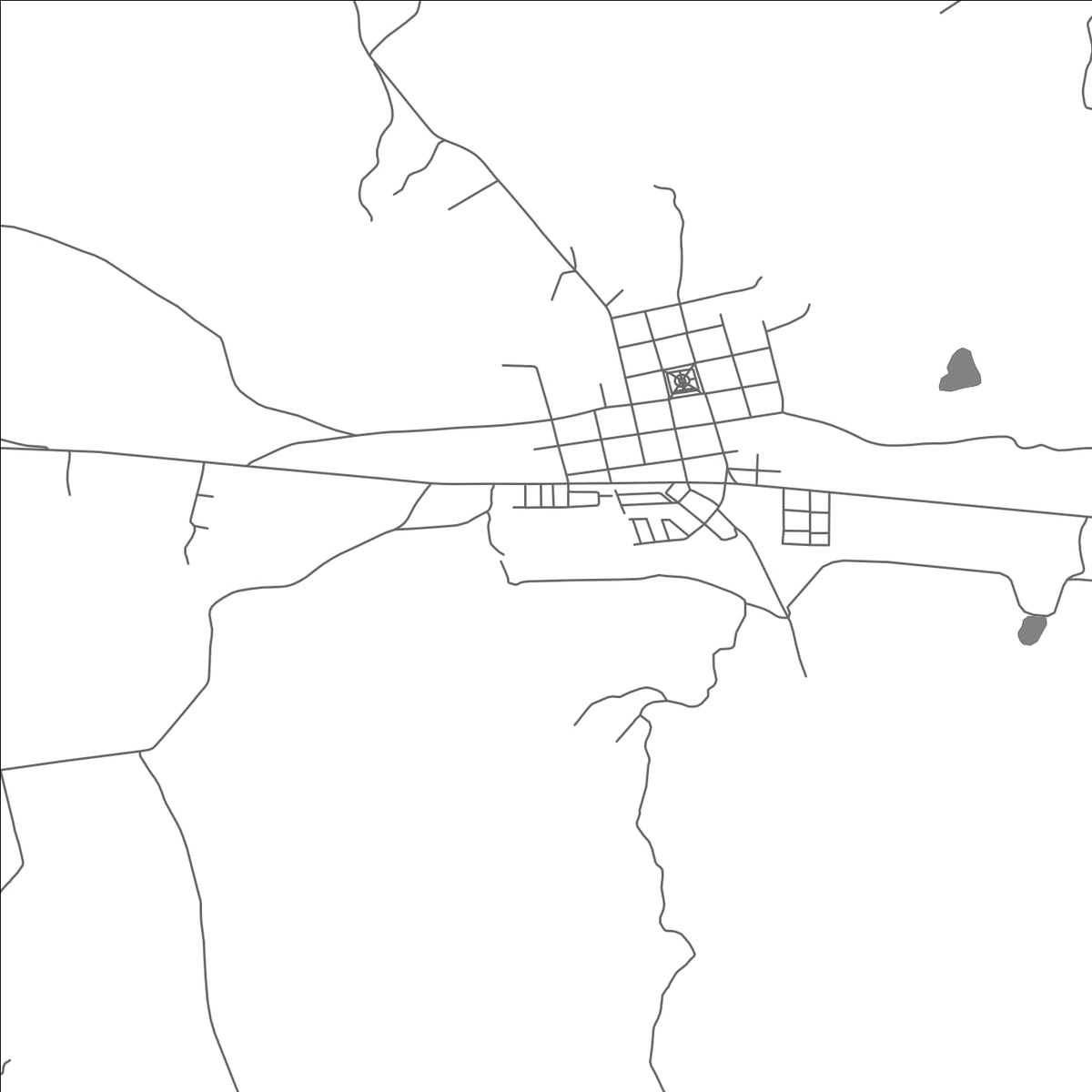 ROAD MAP OF PORTEZUELO, CHILE BY MAPBAKES