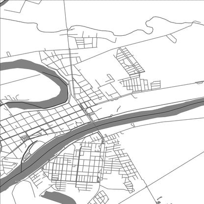 ROAD MAP OF PUERTO AYSÉN, CHILE BY MAPBAKES