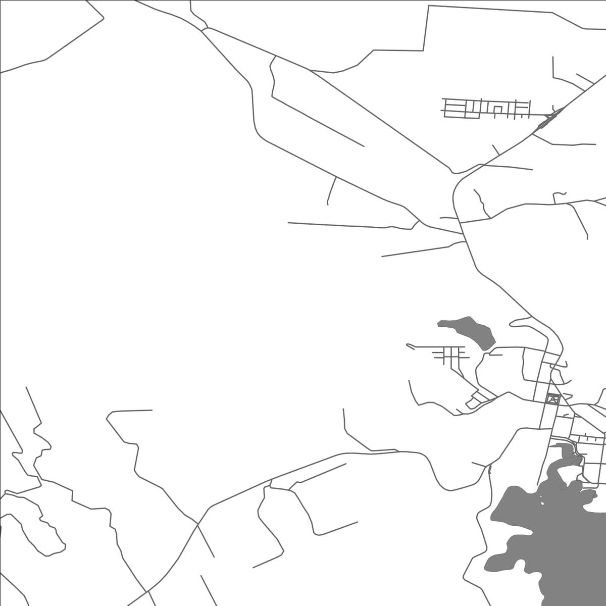 ROAD MAP OF PUERTO OCTAY, CHILE BY MAPBAKES