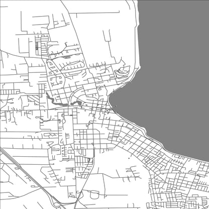 ROAD MAP OF PUERTO VARAS, CHILE BY MAPBAKES