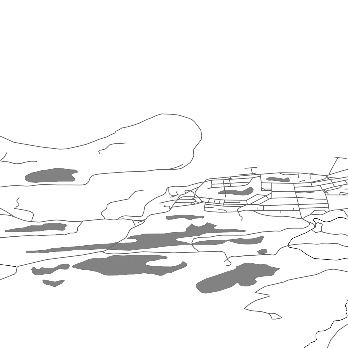 ROAD MAP OF PUERTO WILLIAMS, CHILE BY MAPBAKES
