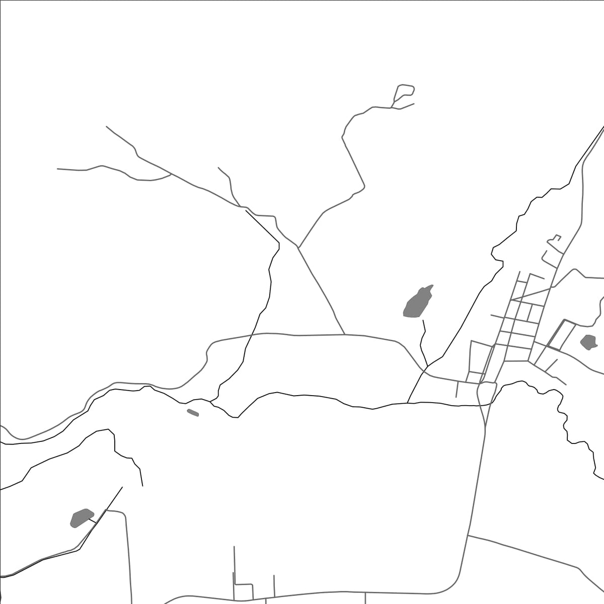 ROAD MAP OF PUMANQUE, CHILE BY MAPBAKES