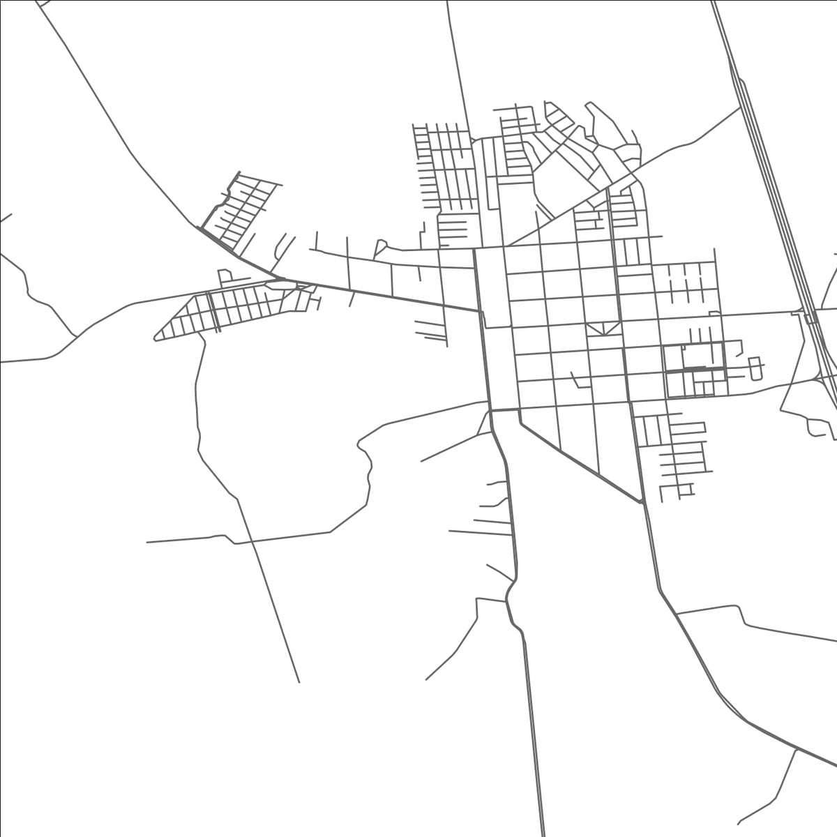 ROAD MAP OF PURRANQUE, CHILE BY MAPBAKES