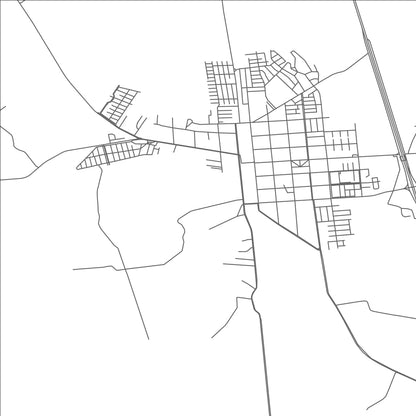 ROAD MAP OF PURRANQUE, CHILE BY MAPBAKES