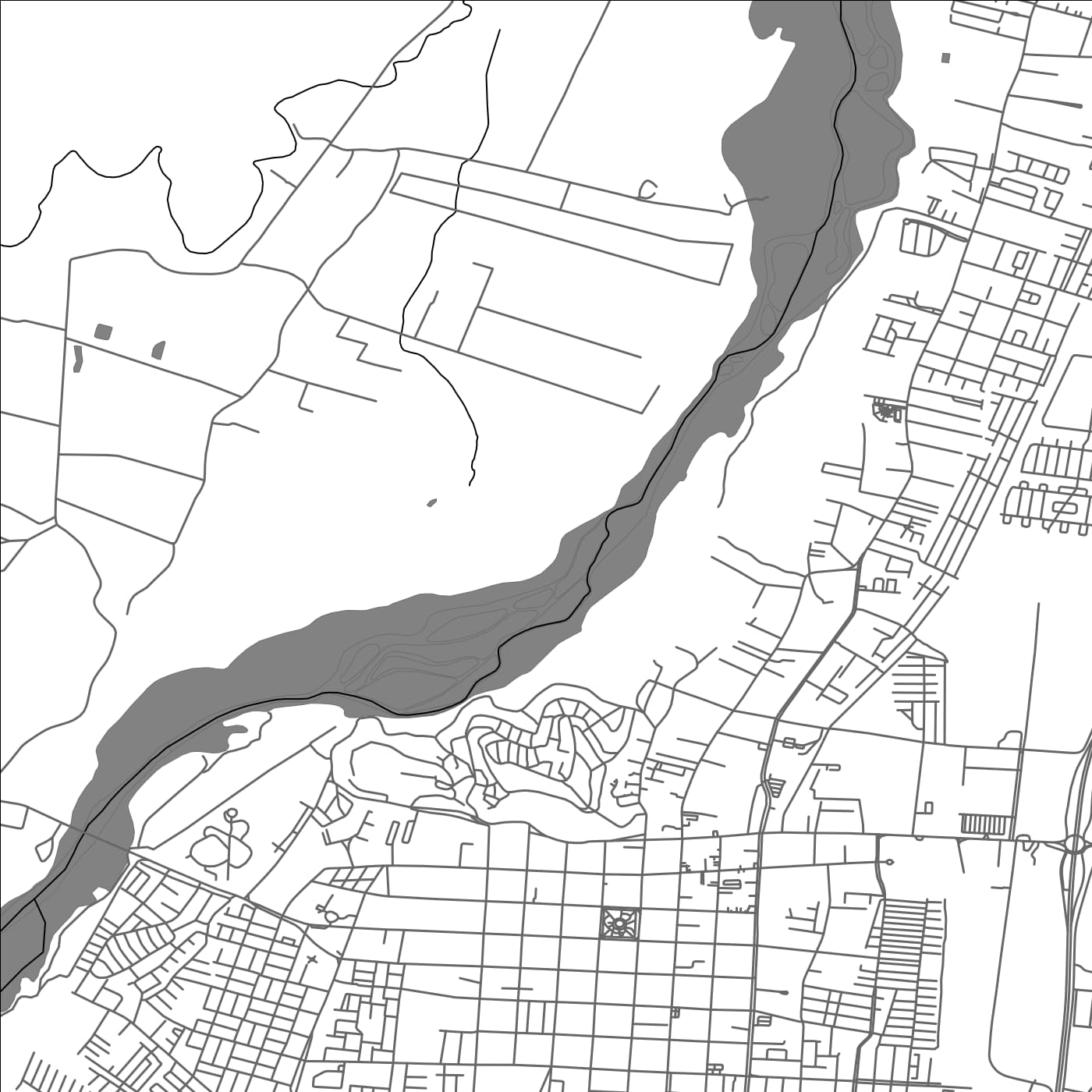 ROAD MAP OF QUILLOTA, CHILE BY MAPBAKES