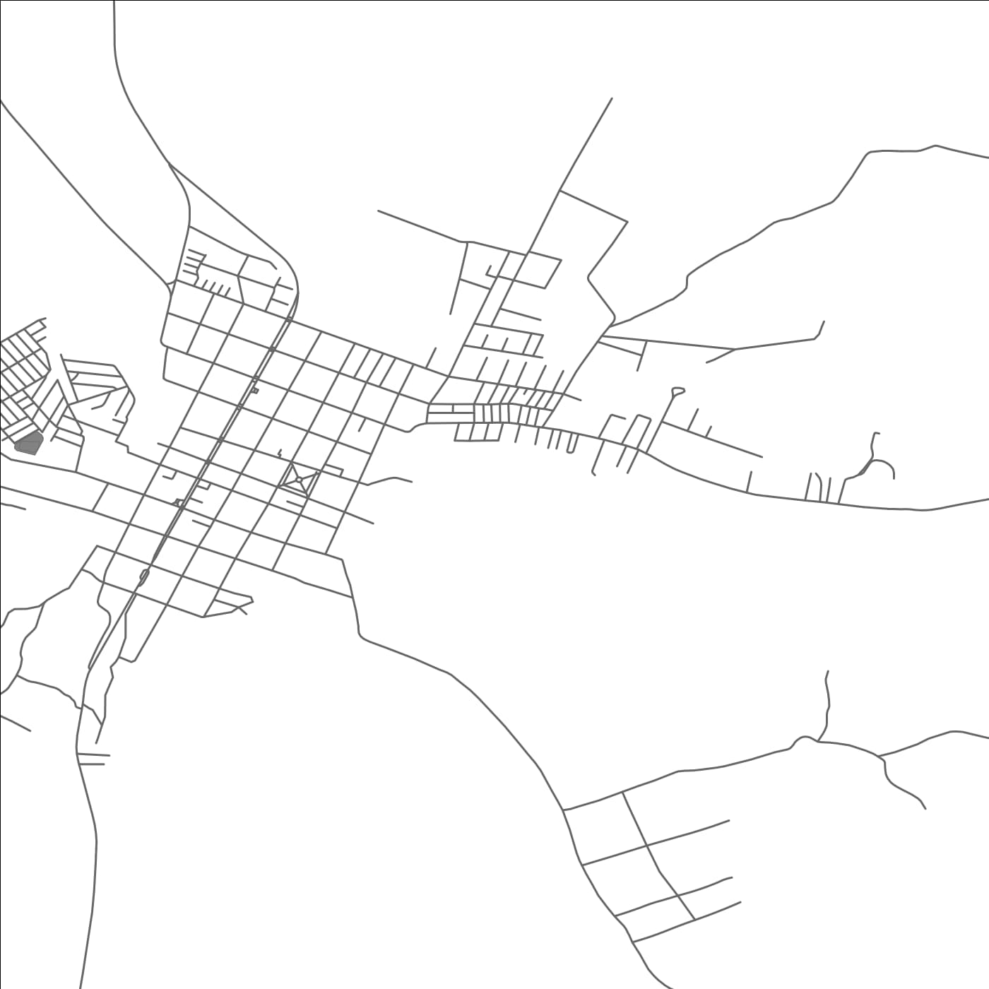 ROAD MAP OF QUIRIHUE, CHILE BY MAPBAKES