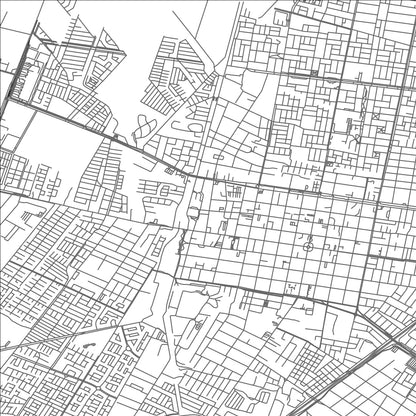 ROAD MAP OF RANCAGUA, CHILE BY MAPBAKES