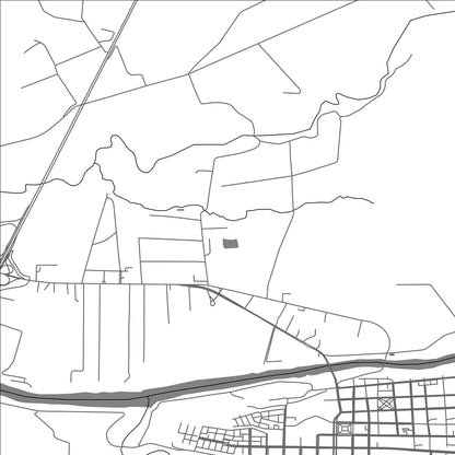 ROAD MAP OF RÍO BUENO, CHILE BY MAPBAKES