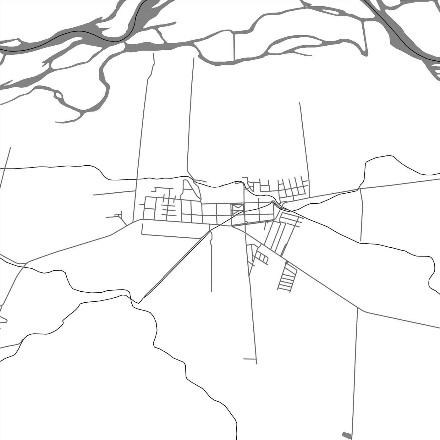 ROAD MAP OF SAGRADA FAMILIA, CHILE BY MAPBAKES