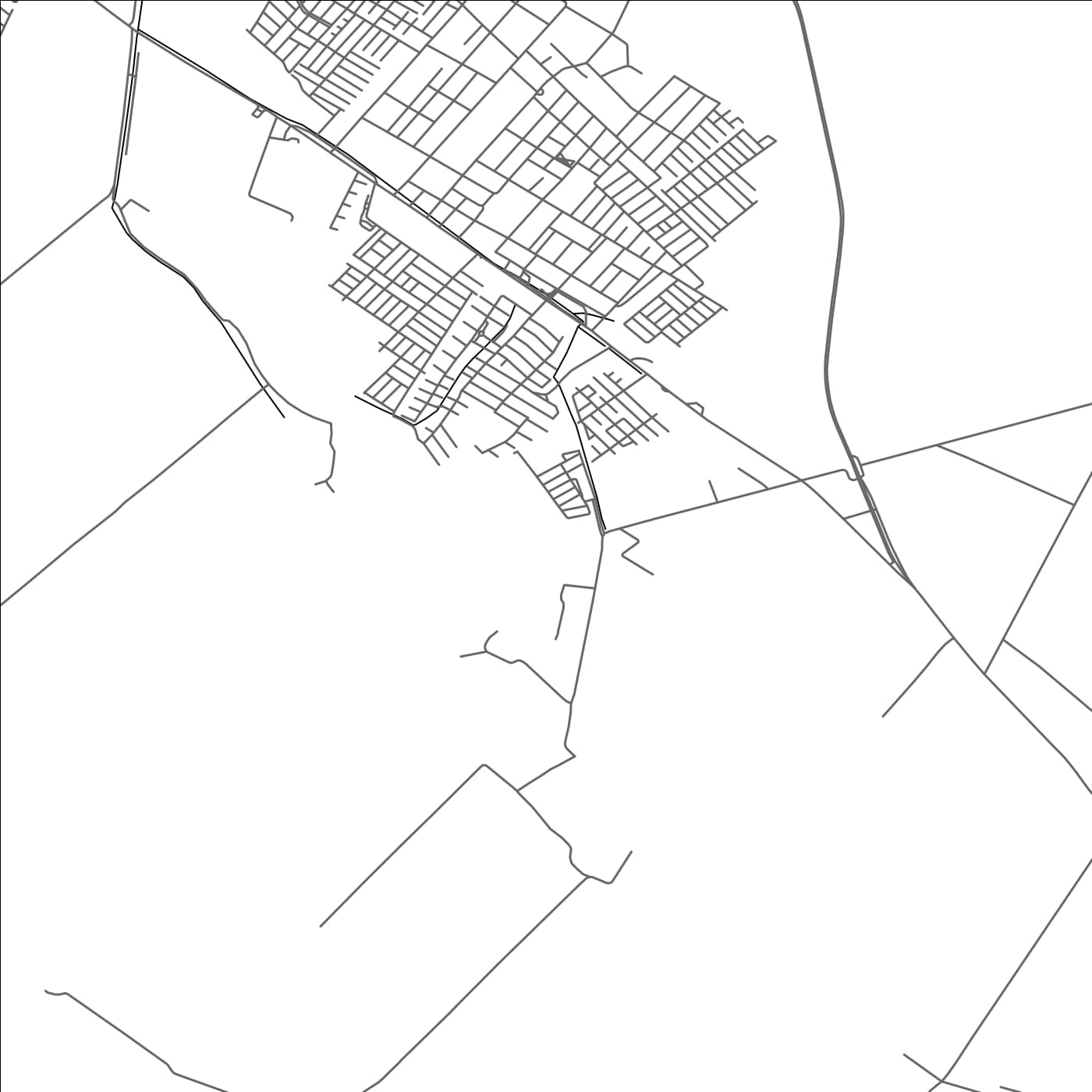 ROAD MAP OF SAN CLEMENTE, CHILE BY MAPBAKES