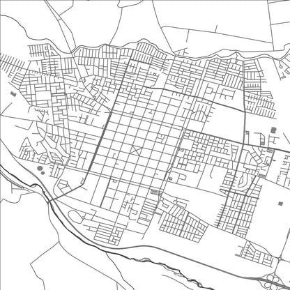 ROAD MAP OF SAN FELIPE, CHILE BY MAPBAKES