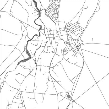 ROAD MAP OF SAN PEDRO DE ATACAMA, CHILE BY MAPBAKES