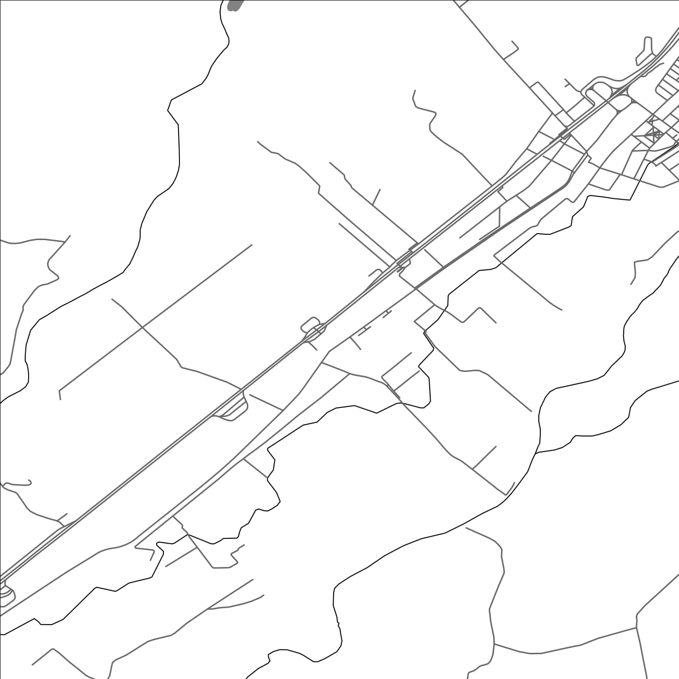 ROAD MAP OF SAN RAFAEL, CHILE BY MAPBAKES