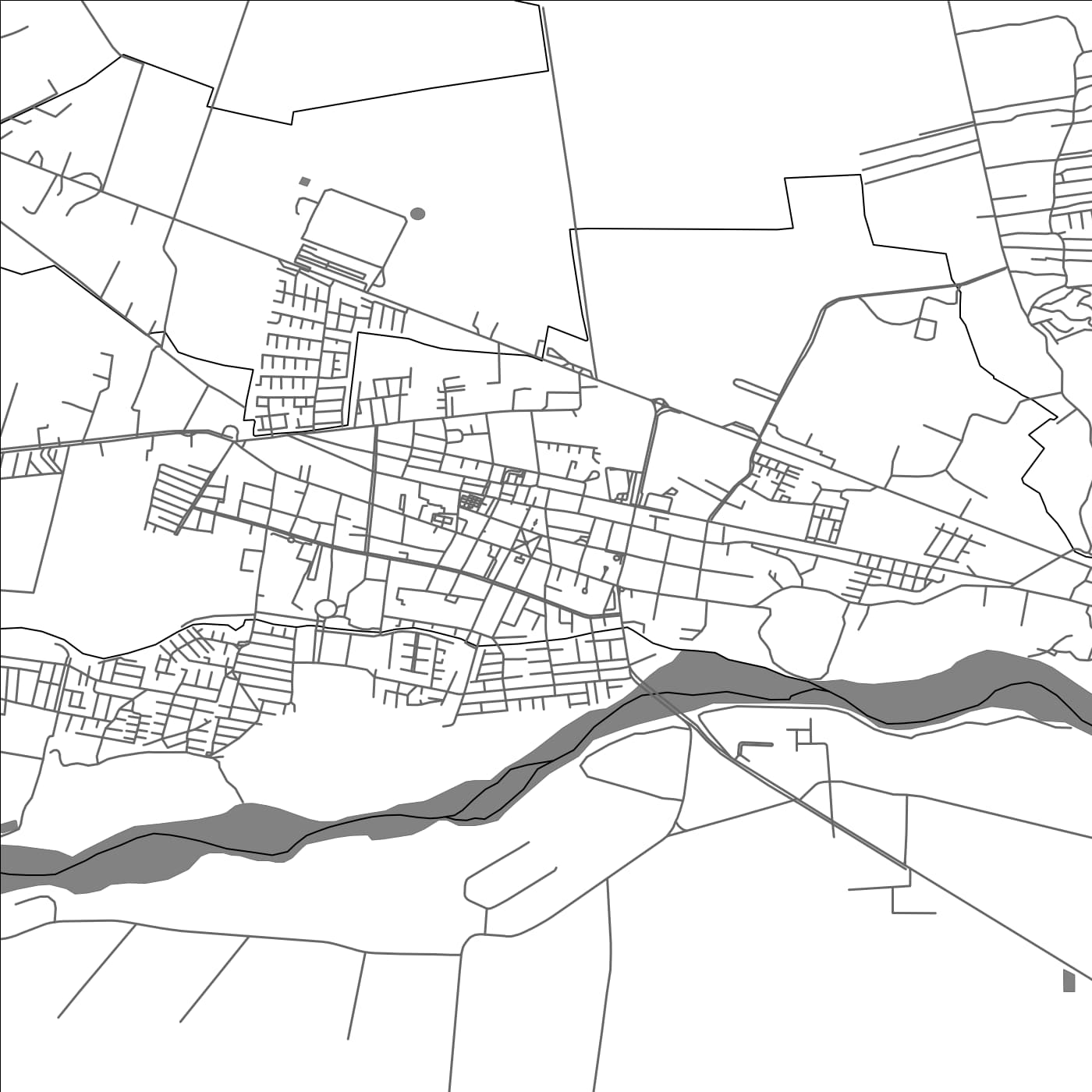 ROAD MAP OF SAN VICENTE DE TAGUA TAGUA, CHILE BY MAPBAKES