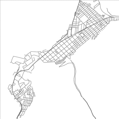 ROAD MAP OF TOCOPILLA, CHILE BY MAPBAKES