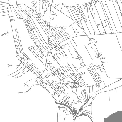 ROAD MAP OF VENTANAS, CHILE BY MAPBAKES