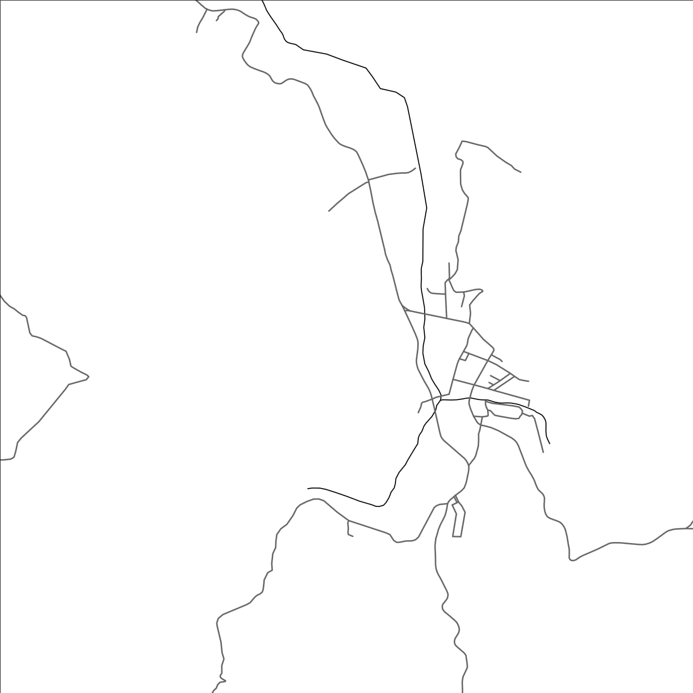 ROAD MAP OF VICHUQUÉN, CHILE BY MAPBAKES